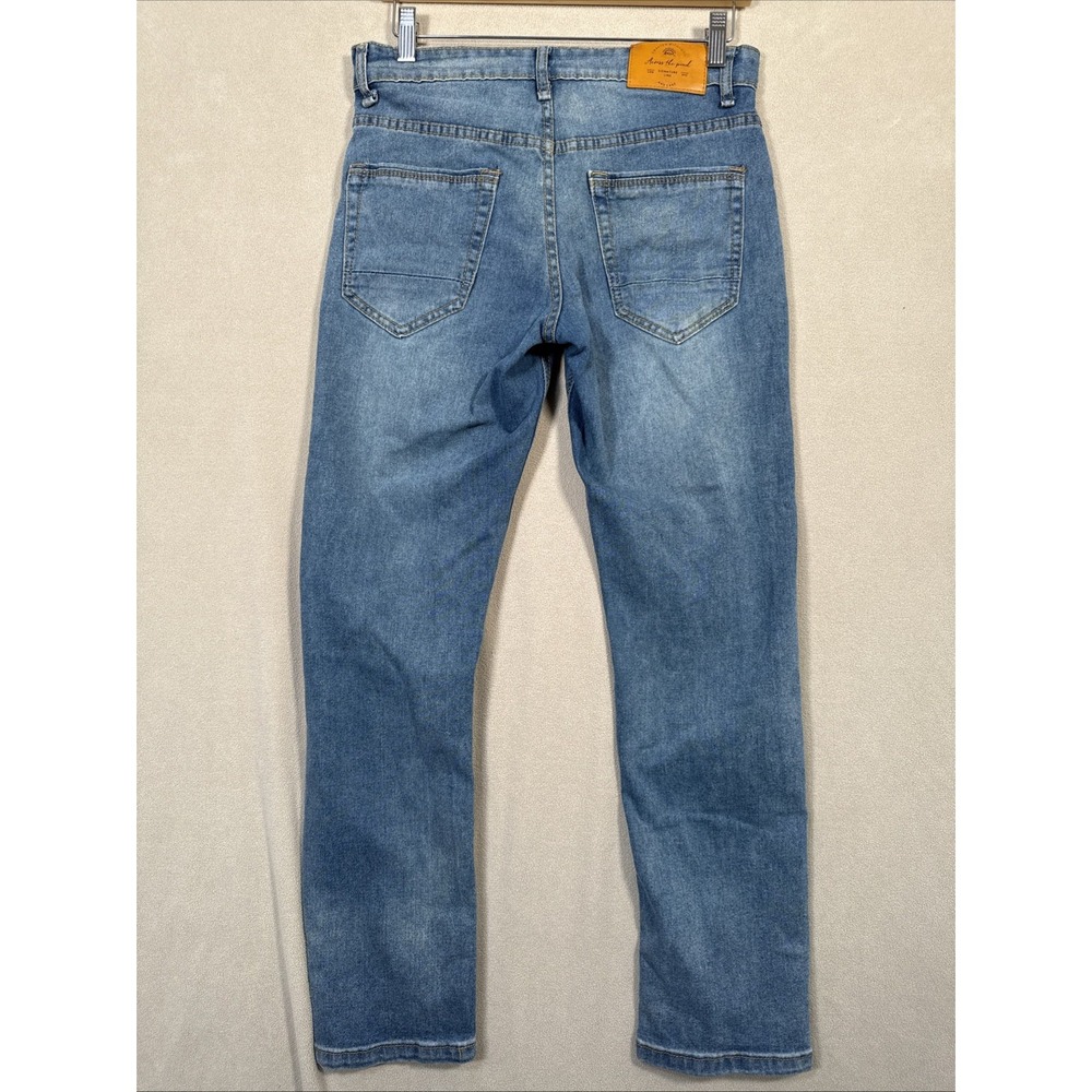 Across The Pond Mens 30x30 Signature Line Craft & Tradition Denim Jeans Classic - Picture 3 of 9